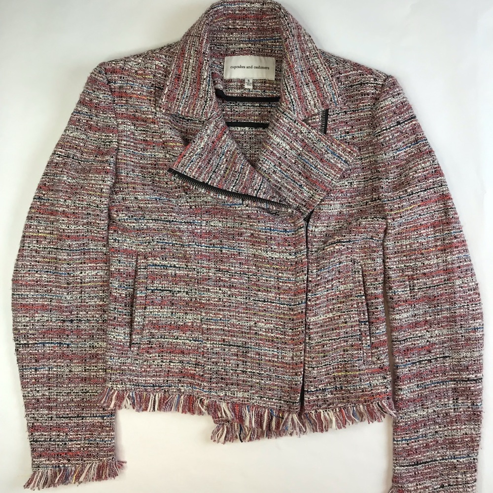 Cupcakes and Cashmere by Anthropologie Moto Jacket
